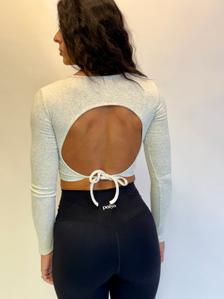 Jilly Open-Back Long Sleeve