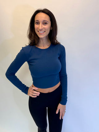 Jilly Open-Back Long Sleeve