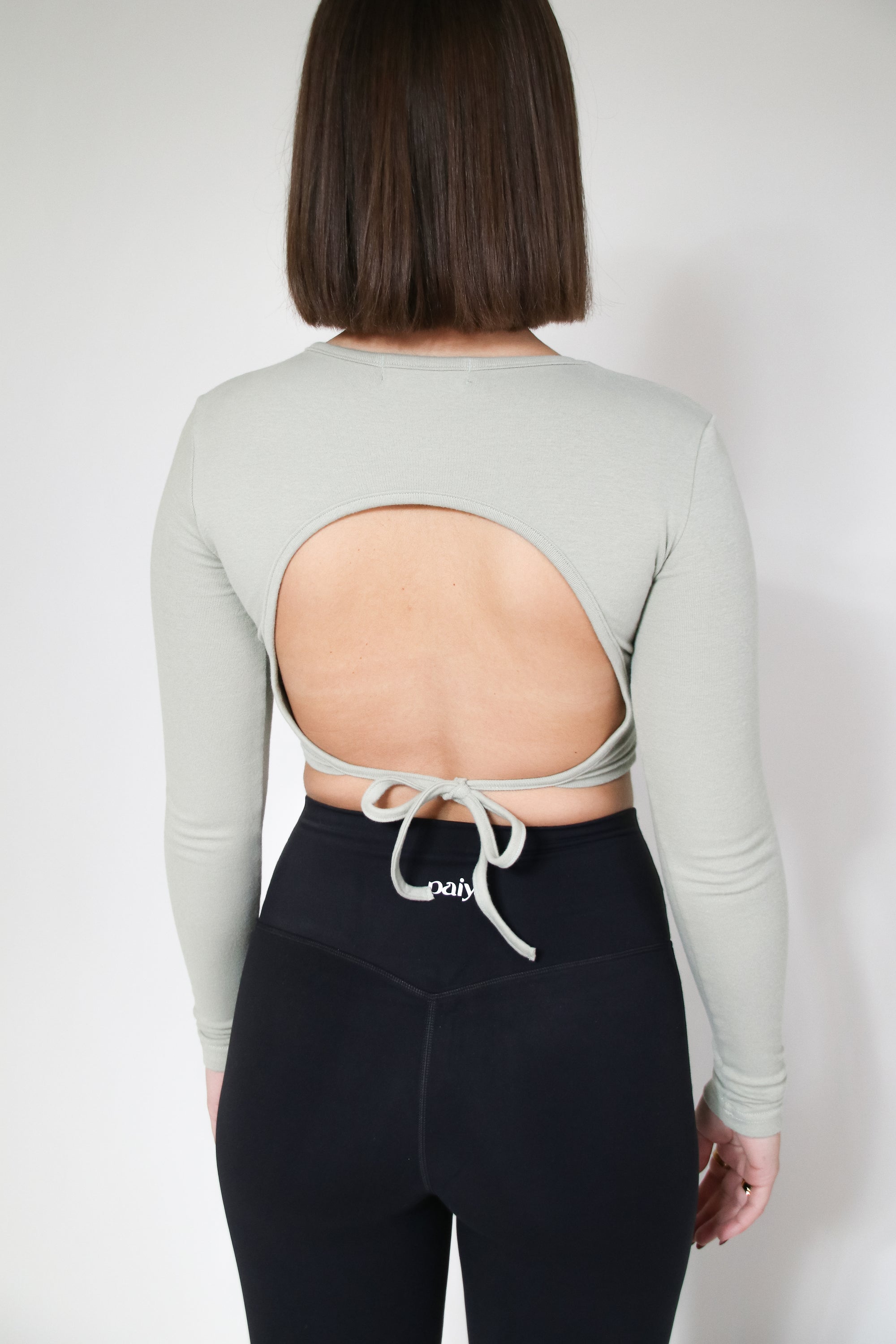 Jilly Open-Back Long Sleeve