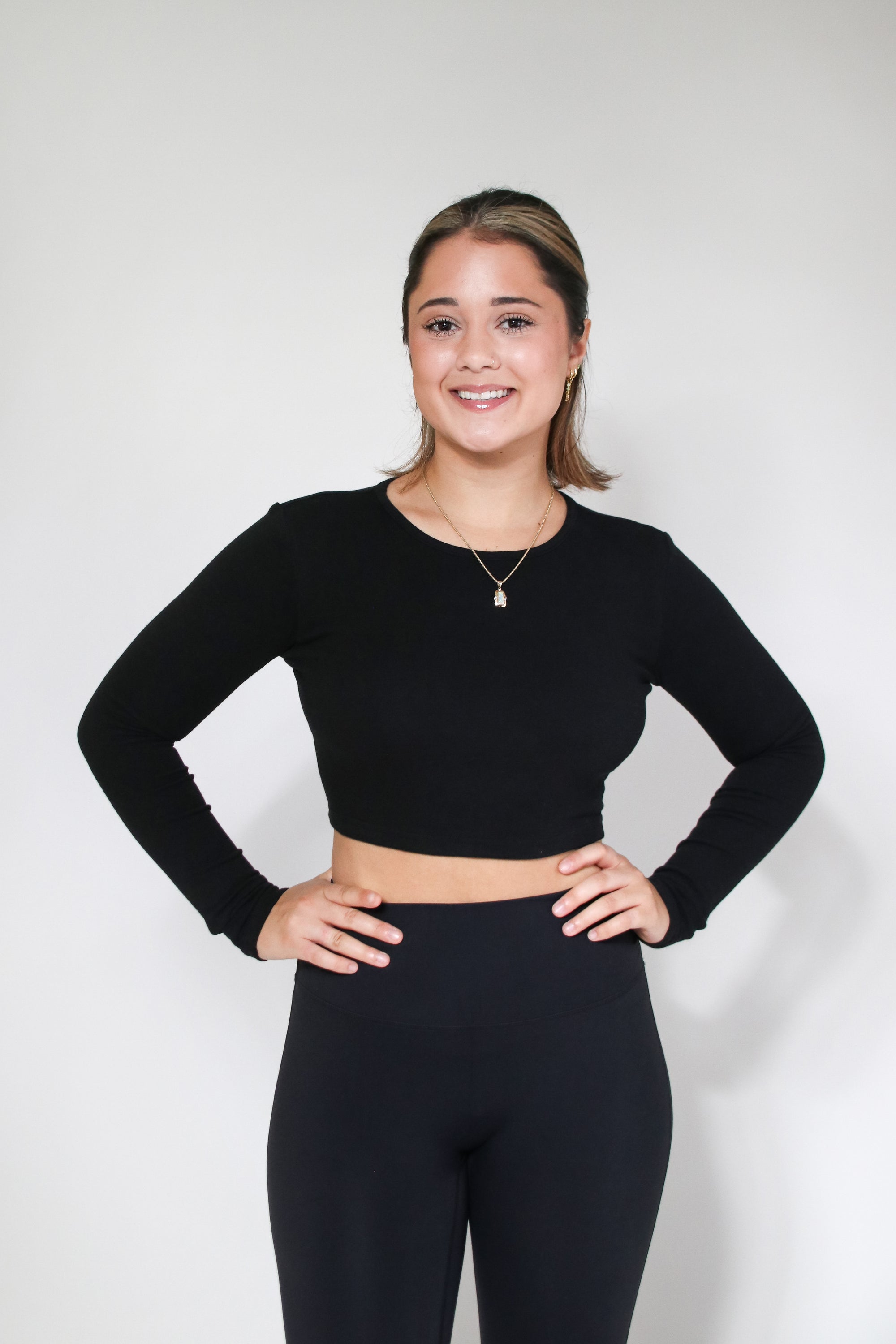 Jilly Open-Back Long Sleeve