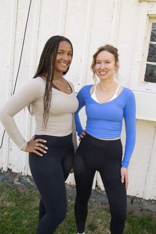 Two Tone Layered Long Sleeve