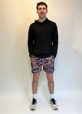 Men's Long Sleeve Hood Tee