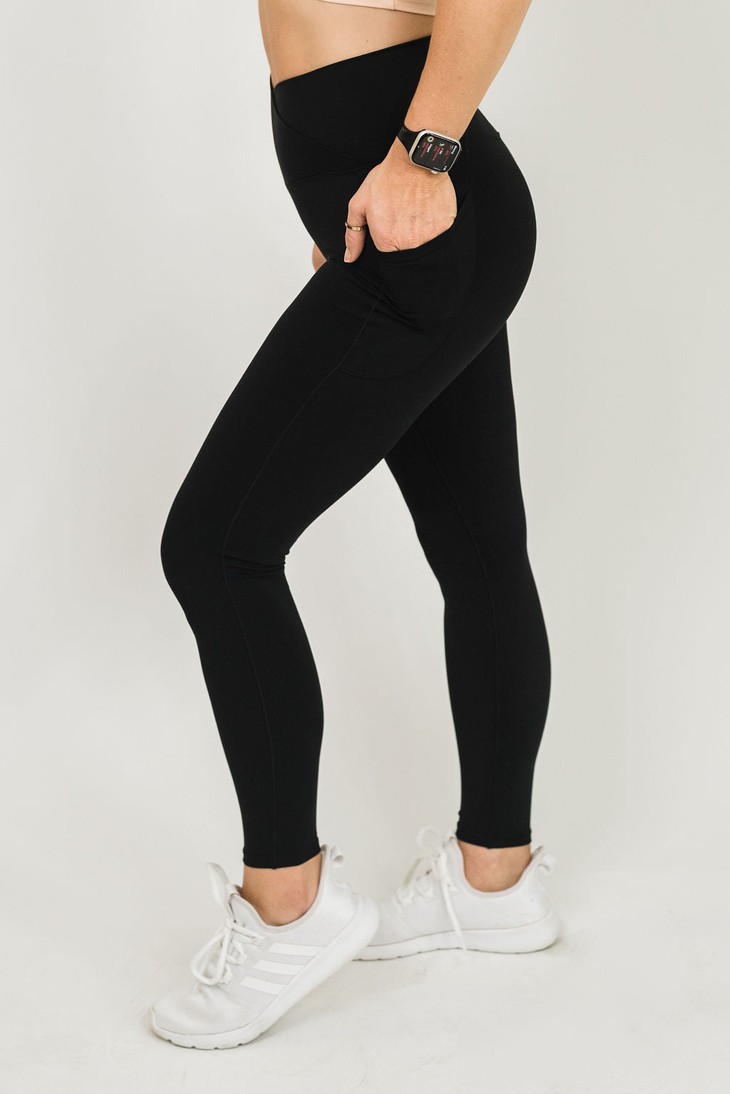Criss Cross Legging - Black