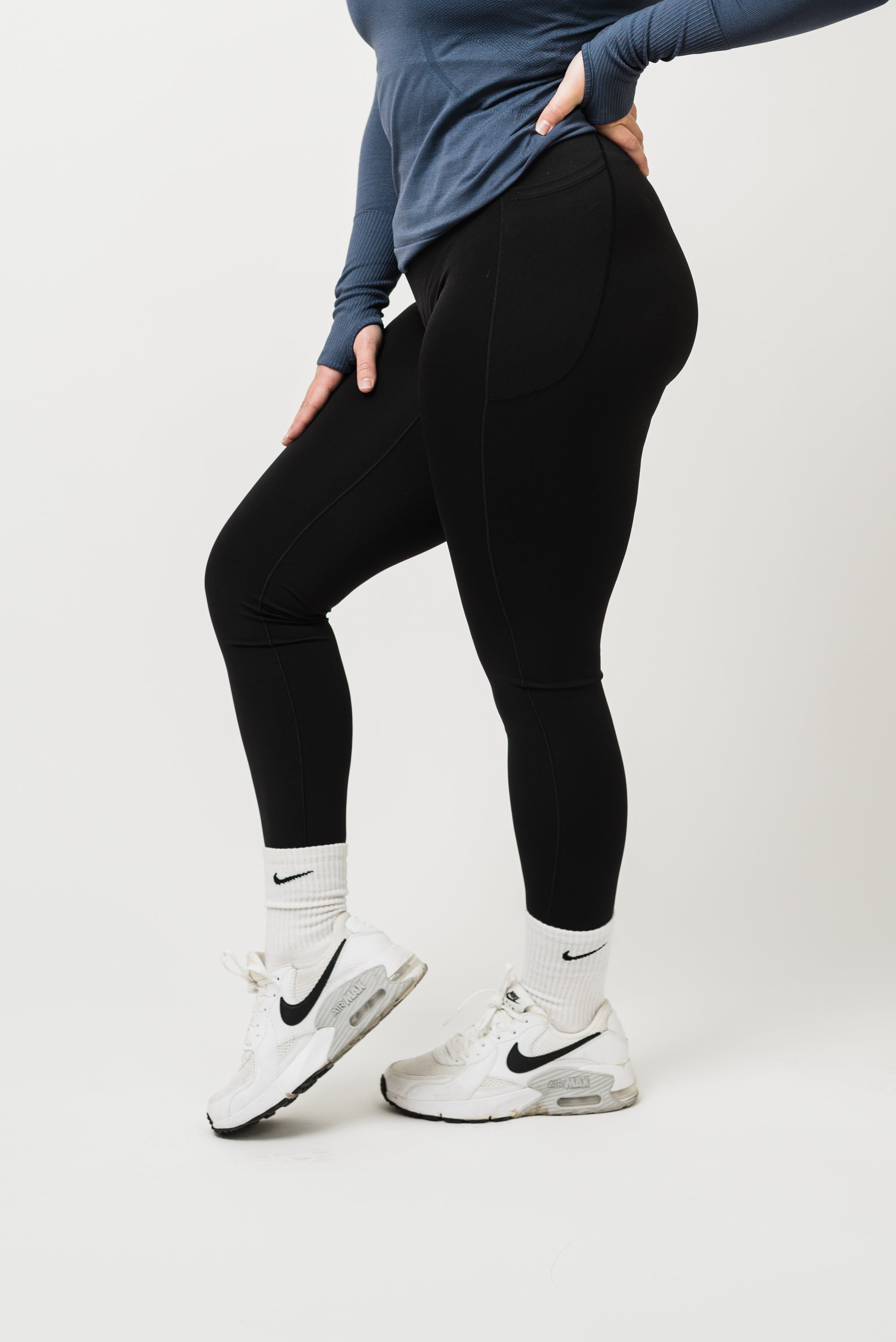 Criss Cross Legging - Black