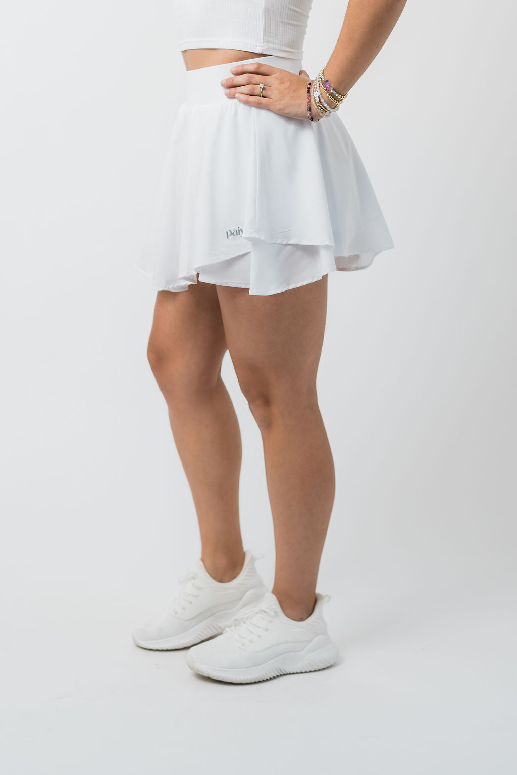 Meet Me On The Court Skirt - White