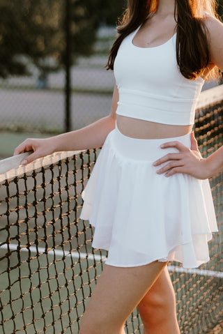 Meet Me On The Court Skirt