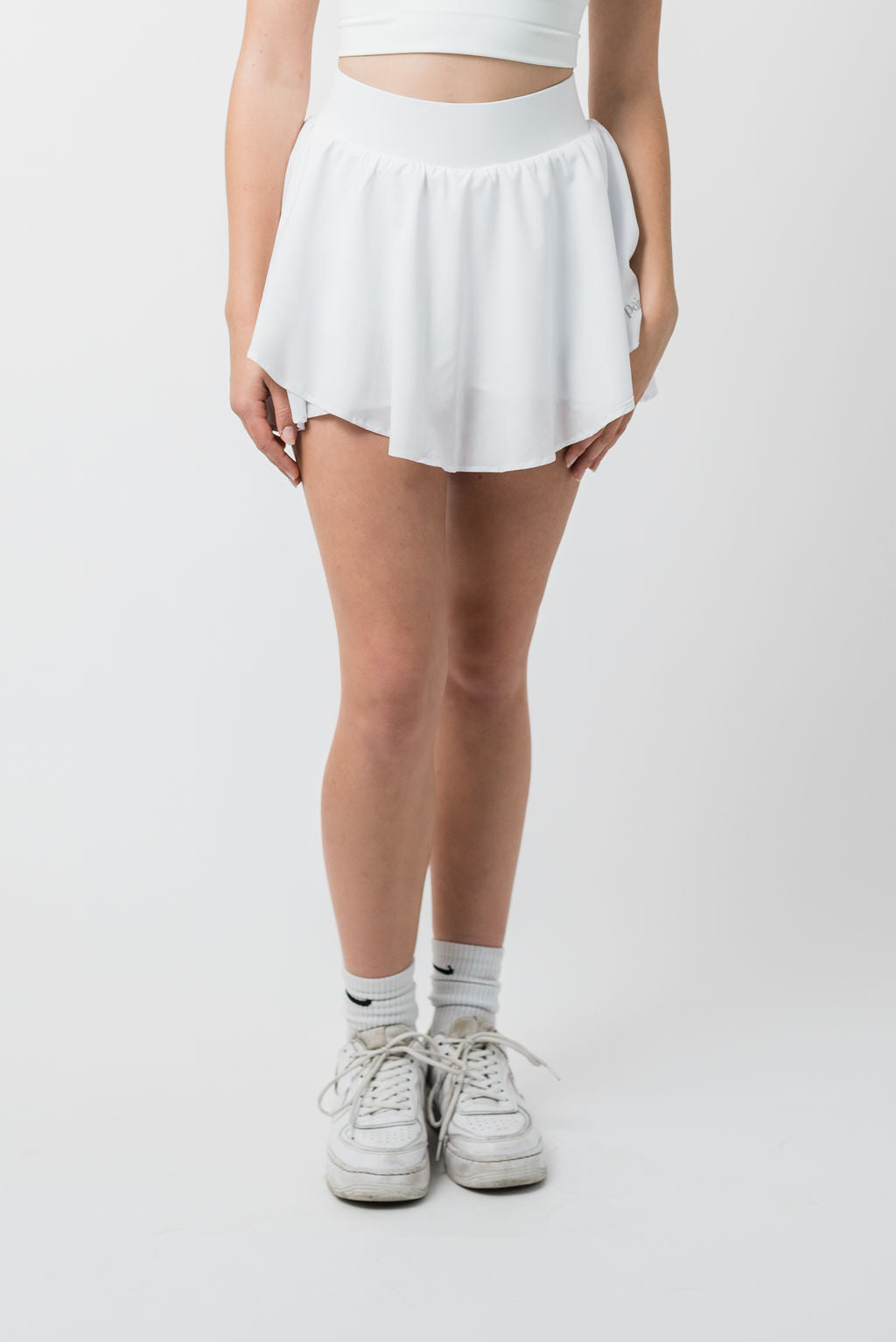 Meet Me On The Court Skirt - White