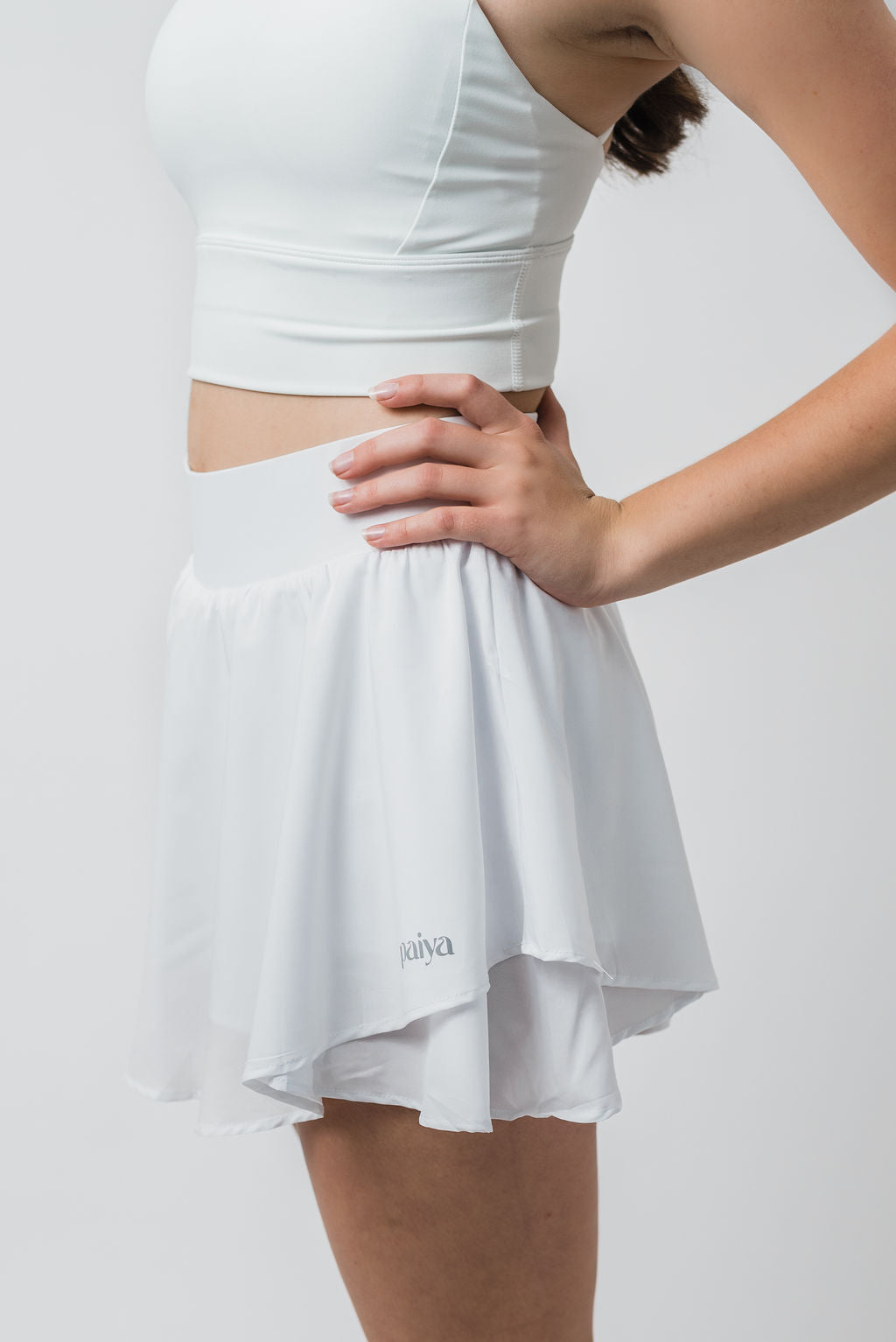 Meet Me On The Court Skirt - White