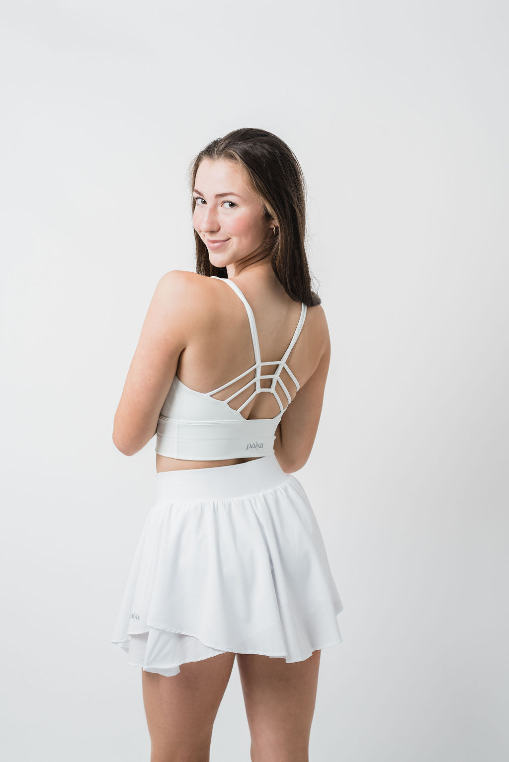 Meet Me On The Court Skirt - White