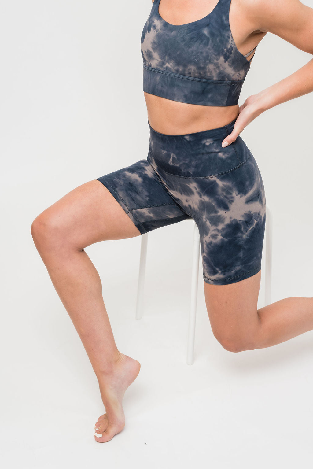 Bare Biker Shorts - Ink Blue