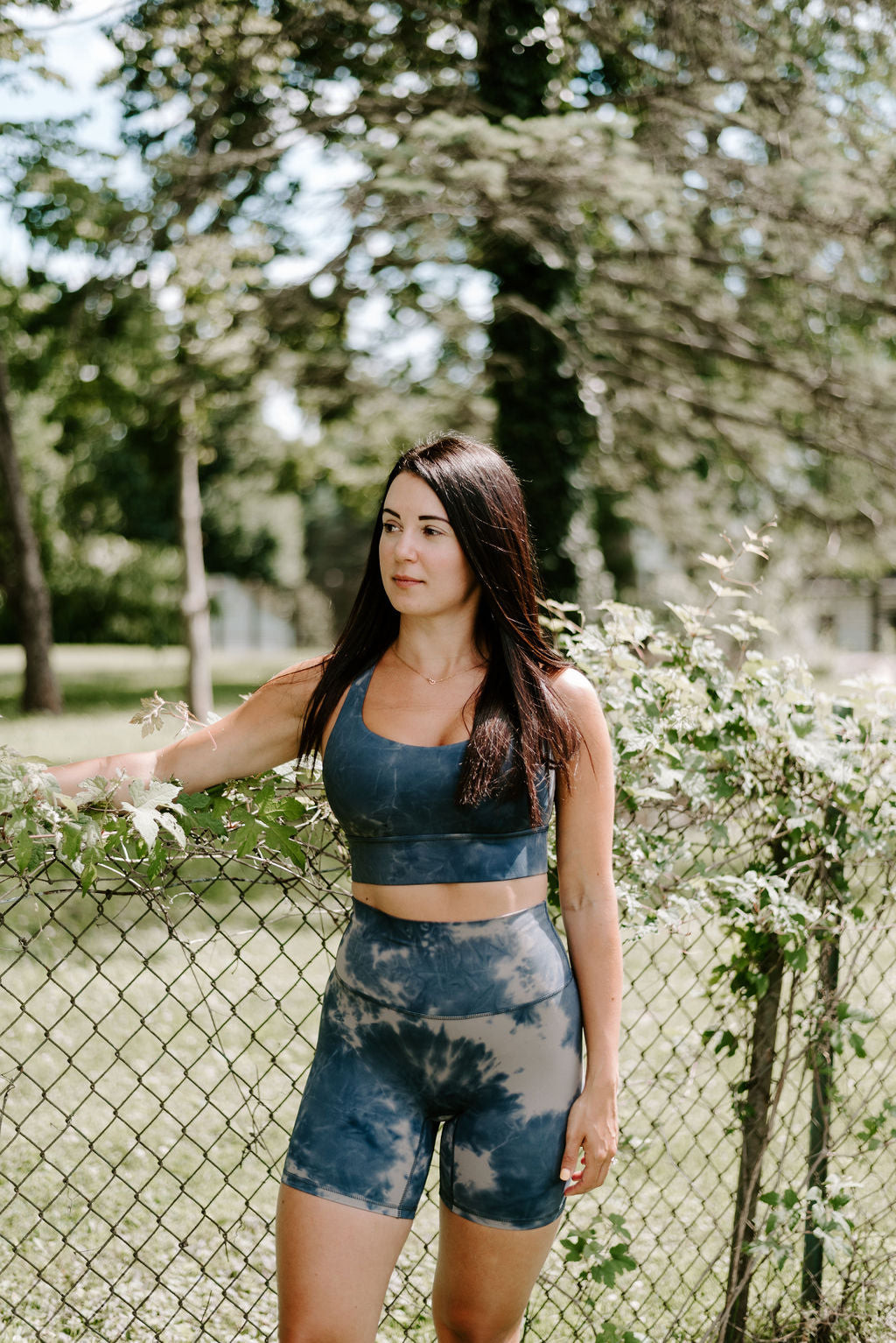 Bare Biker Shorts - Ink Blue