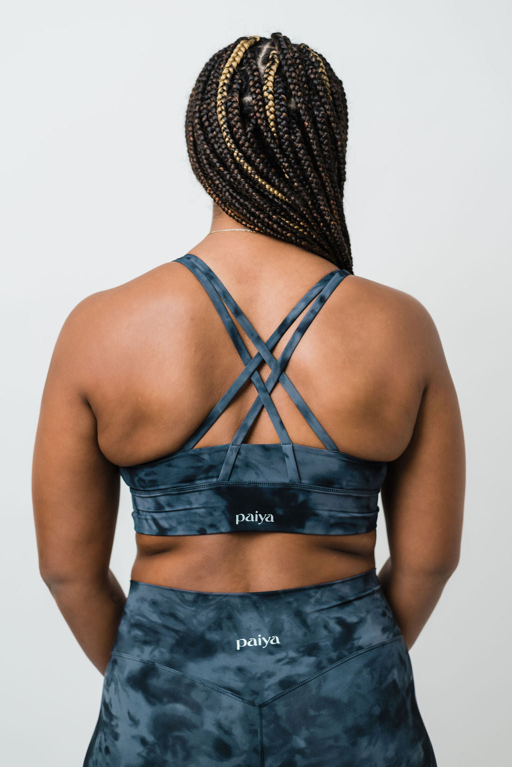 Bare Bra - Black Tie Dye
