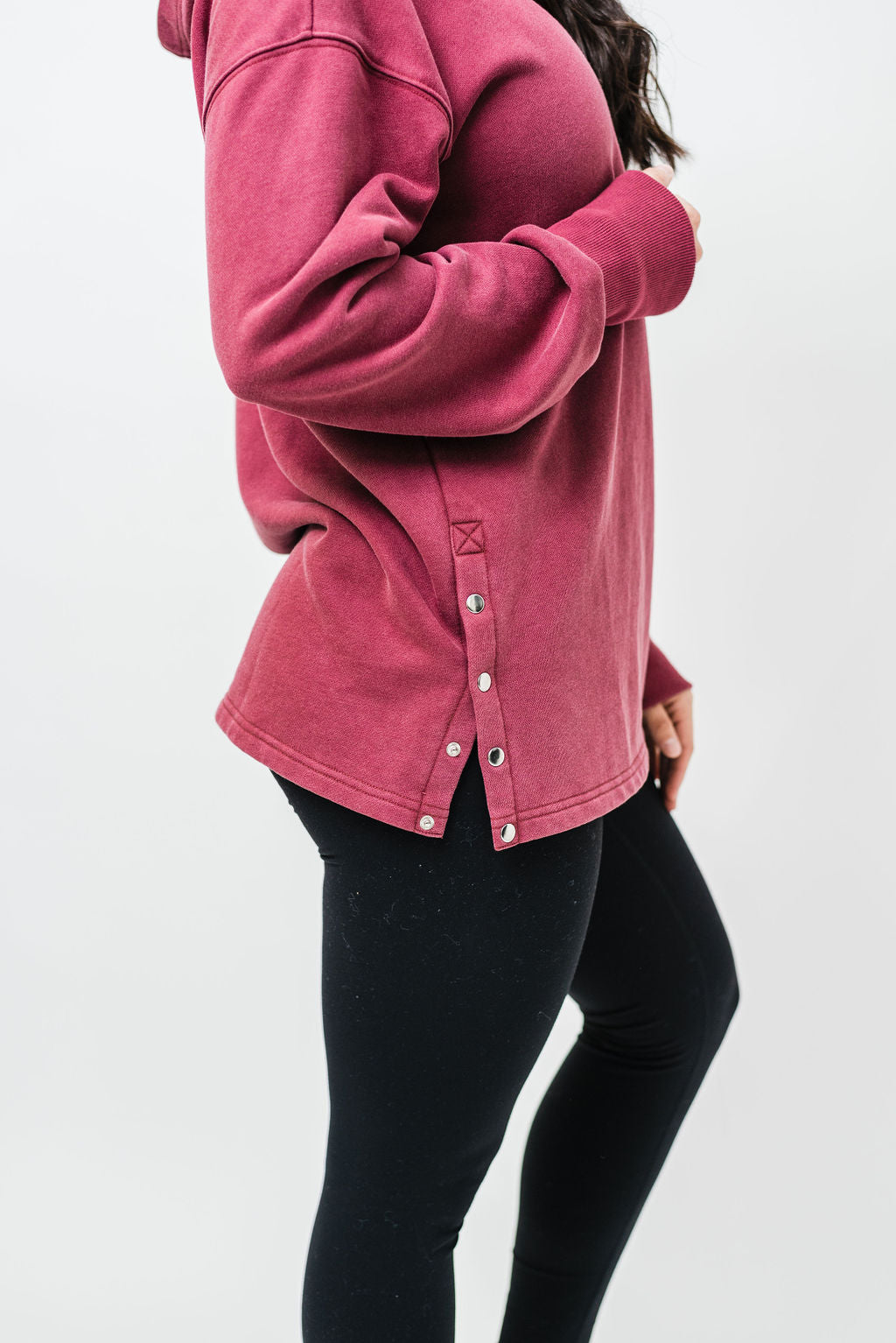 Alexandra Hoodie - Wine