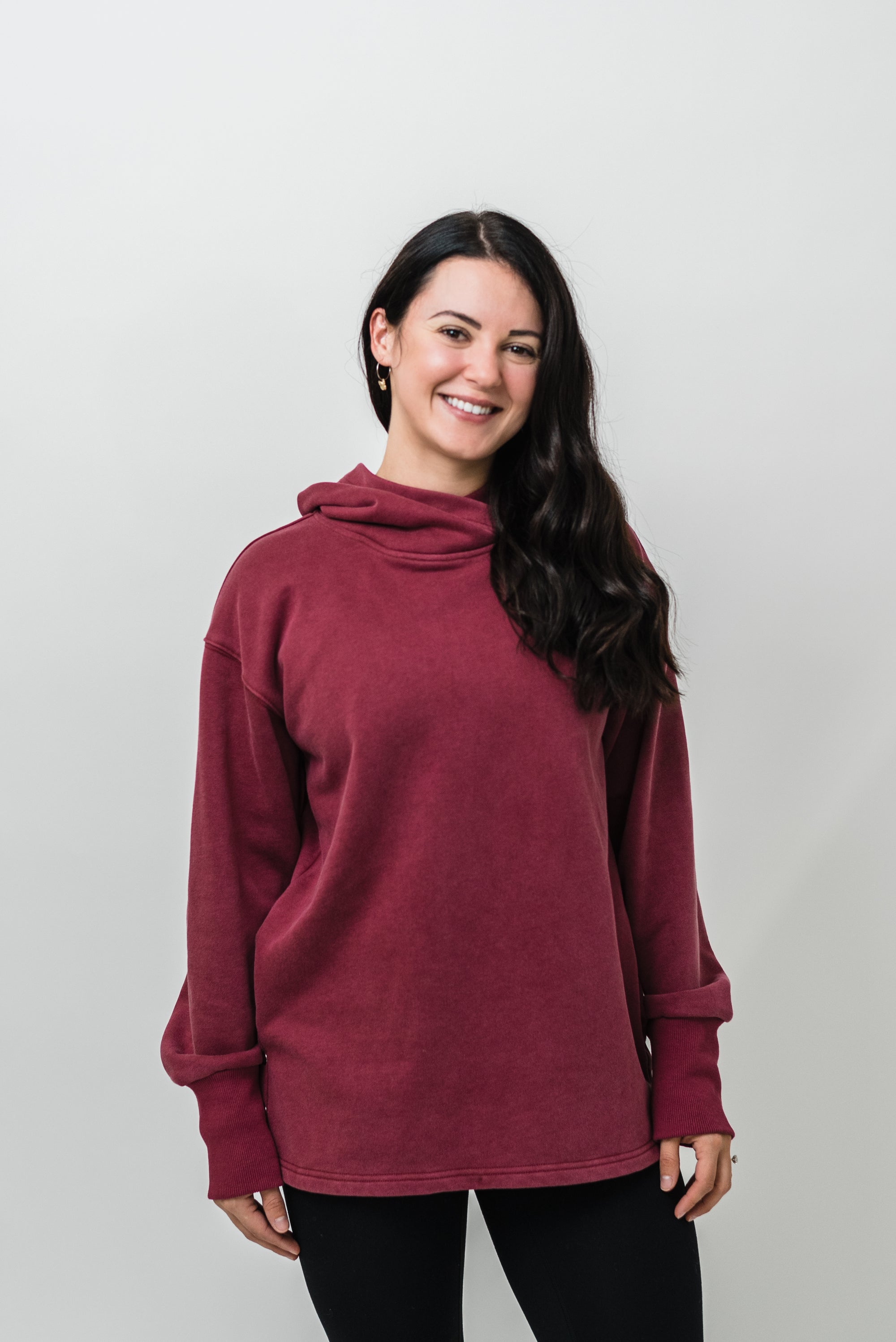 Alexandra Hoodie - Wine